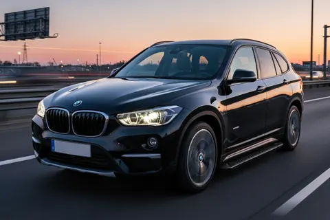 Бокові пороги Allmond Black (2 шт., Алюміній) для BMW X1 F48 2015-2022 рр — BMW X1 F48 2015-2022 гг. DianaParts