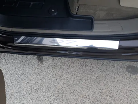 Накладки на дверні пороги (4 шт, Carmos) для Ауди Q7 2005-2015 рр — Audi Q7 2005-2015 гг. DianaParts