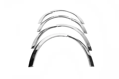 Накладки на арки (8 шт, нерж) HB для Renault Megane III 2009-2016 рр — Renault Megane III 2009-2016 гг. DianaParts