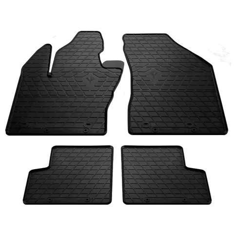 Гумові килимки (4 шт, Stingray Premium) для Fiat 500X 2014-2024 рр — Fiat 500X 2014-2024 гг. DianaParts
