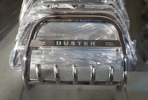 Кенгурятник RNDT.09.F1-58.6 (нерж.) для Dacia Duster 2008-2018 рр — Dacia Duster 2008-2018 гг. DianaParts