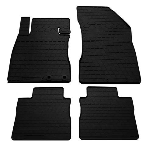 Гумові килимки (4 шт, Stingray Premium) для Nissan Note 2012-2020 рр — Nissan Note 2012-2020 гг. DianaParts