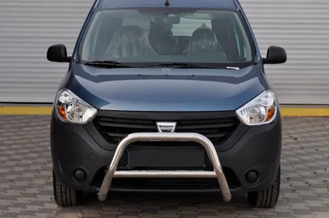 Кенгурятник WT006 (нерж.) для Dacia Dokker 2013-2022 рр — Dacia Dokker 2013-2022 гг. DianaParts