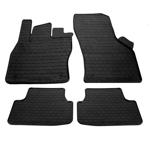 Гумові килимки (4 шт, Stingray Premium) для Skoda Octavia III A7 2013-2019 рр — Skoda Octavia III A7 2013-2019 гг. DianaParts