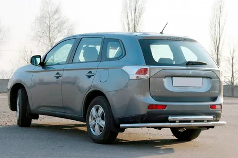 Задня дуга AK004 (нерж) для Mitsubishi Outlander 2012-2021 рр — Mitsubishi Outlander 2012-2021 гг. DianaParts
