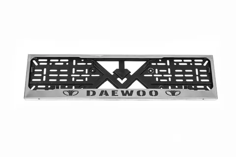 Рамка під номер хром Daewoo (1 шт, нержавіюча сталь) для Daewoo — Daewoo DianaParts