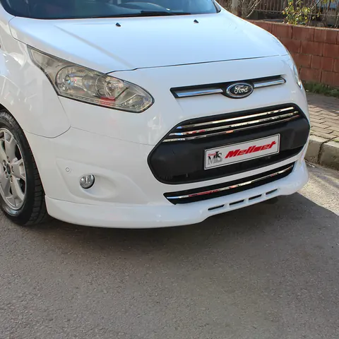 Накладка на передній бампер (під фарбування) для Ford Connect 2014-2021 рр — Ford Connect 2014-2021 гг. DianaParts