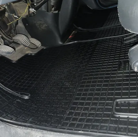 Гумові килимки (3 шт, Polytep) для Fiat Scudo 1996-2007 рр — Fiat Scudo 1996-2007 гг. DianaParts