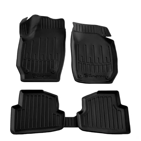 Килимки Stingray 3D (5 шт, поліуретан) для Skoda Fabia 2007-2014 рр — Skoda Fabia 2007-2014 гг. DianaParts