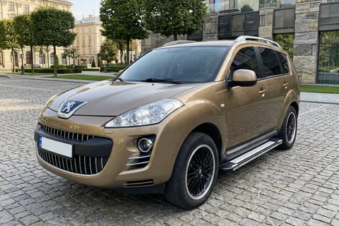 Бокові пороги Rainbow (2 шт., алюм.) для Peugeot 4007 2007-2013 рр — Peugeot 4007 2007-2013 гг. DianaParts