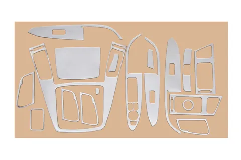 Накладки на панель BIG Алюміній для Hyundai I-30 2007-2011 рр — Hyundai I-30 2007-2011 гг. DianaParts