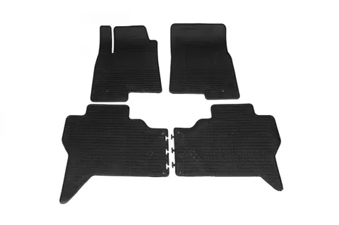 Гумові килимки (4 шт, Polytep) для Mitsubishi Pajero Wagon IV 2006-2021 рр — Mitsubishi Pajero Wagon IV 2006-2021 гг. DianaParts