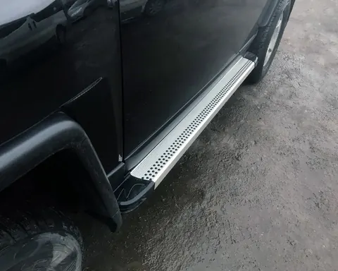 Бокові пороги Maya V2 (2 шт., алюміній) для Toyota FJ Cruiser 2006-2022 рр — Toyota FJ Cruiser 2006-2022 гг. DianaParts