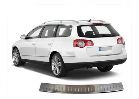 Накладка на задній бампер OmsaLine (тільки на SW) для Volkswagen Passat B6 2006-2012 рр — Volkswagen Passat B6 2006-2012 гг. DianaParts
