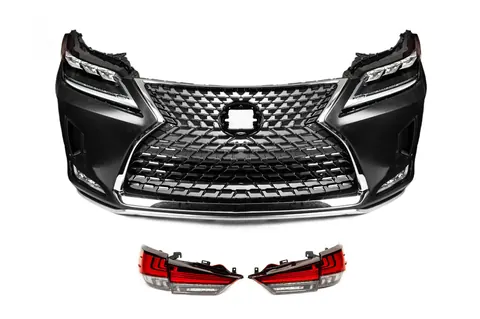 Комплект рестайлінгу в 2021 рік (бампер, фари, стопи) для Lexus RX 2016-2022 рр — Lexus RX 2016-2022 гг. DianaParts