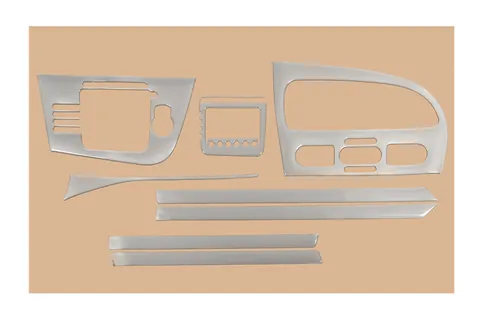 Накладки на панель (2005-2009) Алюміній для Seat Leon рр — Seat Leon 2005-2012 гг. DianaParts
