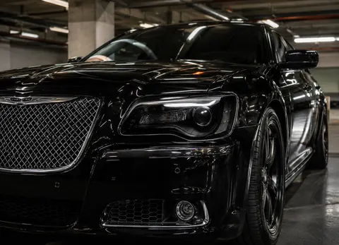 Передні фари Black Edition (2 шт) для Chrysler C300 2011-2023 рр — Chrysler C300 2011-2023 гг. DianaParts