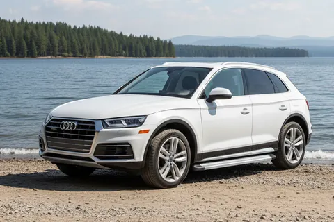 Бокові пороги Maya V2 (2 шт., Алюміній) для Ауди Q5 2017-2025 рр — Audi Q5 2017-2025 гг. DianaParts