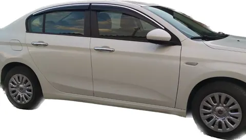 Вітровики з хромованим молдингом (4 шт., Sunplex Chrome) для Fiat Tipo 2016- рр — Fiat Tipo 2016- гг. DianaParts