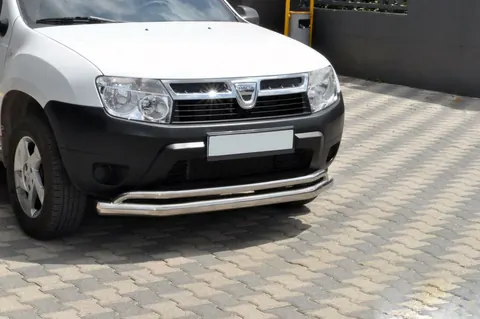 Передній захист ST017 (нерж.) для Renault Duster 2008-2017 рр — Renault Duster 2008-2017 гг. DianaParts