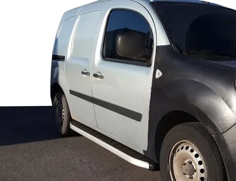 Бокові пороги Fullmond (2 шт., алюм.) Коротка база для Renault Kangoo 2008-2020 рр — Renault Kangoo 2008–2020 гг. DianaParts
