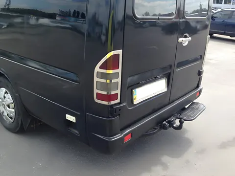 Накладки на стопи (2 шт., нерж.) Carmos - Турецька сталь для Mercedes Sprinter W901/902/903/904/905 1995-2006 рр — Mercedes Sprinter W901/902/903/904/905 1995–2006 гг. DianaParts