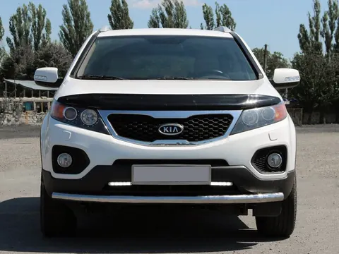 Передній захист ST008 (2010-2013, нерж.) для Kia Sorento II XM рр — Kia Sorento II XM 2009-2014 гг. DianaParts