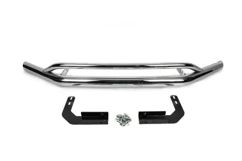 Передній вус подвійний Vegas 2016-2021 (нерж) d76/42 мм для Volkswagen Amarok рр — Volkswagen Amarok 2010-2022 гг. DianaParts