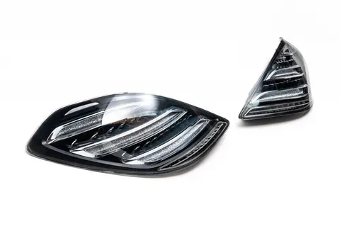 Задні ліхтарі (Black edition, 2 шт) для Mercedes S-сlass W222 2013-2022 рр — Mercedes S-сlass W222 2013-2022 гг. DianaParts