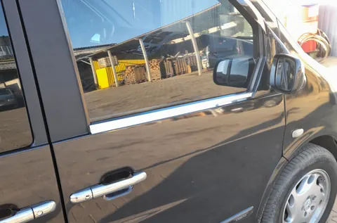 Окантовка скла (2 шт, нерж) для Mercedes Vito W638 1996-2003 рр — Mercedes Vito W638 1996-2003 гг. DianaParts