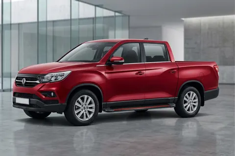 Бокові пороги Maya Red (2 шт., Алюміній) для SsangYong Musso II 2018- рр — SsangYong Musso II 2018– гг. DianaParts