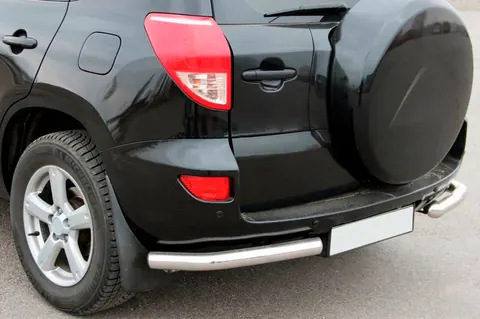 Задні куточки AK003 (2 шт., нерж) для Toyota Rav 4 2006-2013 рр — Toyota Rav 4 2006-2013 гг. DianaParts