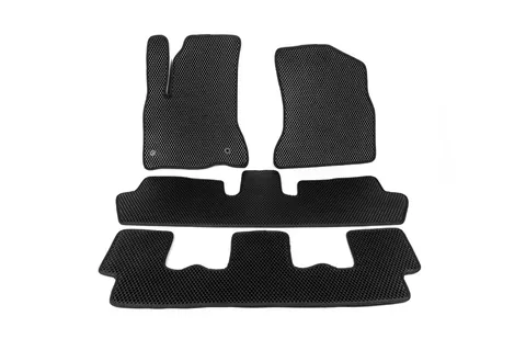 Килимки EVA (3 ряди, чорні) для Citroen C-4 Picasso 2006-2013 рр — Citroen C-4 Picasso 2006-2013 гг. DianaParts