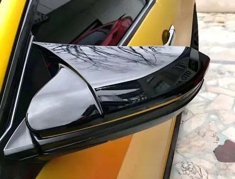 Накладки на дзеркала BMW-Style (2 шт) для Honda Civic Sedan X 2016-2021 рр — Honda Civic Sedan X 2016-2021 гг. DianaParts