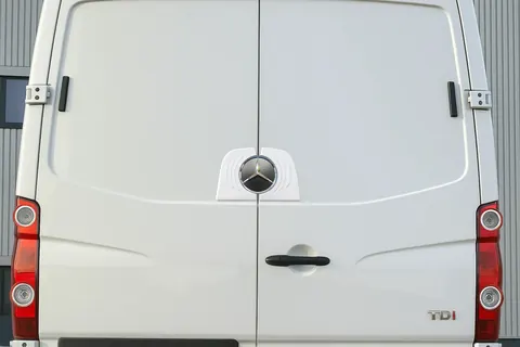 Обведення заднього логотипу (нерж) для Mercedes Sprinter W906 2006-2018 рр — Mercedes Sprinter W906 2006–2018 гг. DianaParts