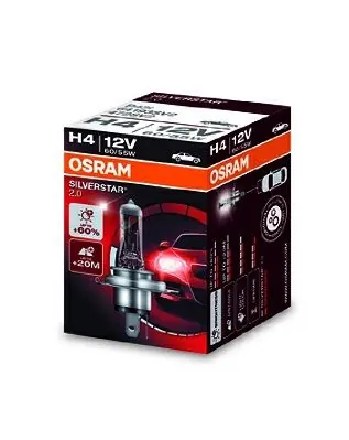 Лампа галогенная SILVERSTAR 2,0 H4 (60/55W) OSRAM