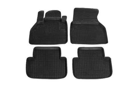 Гумові килимки з бортом (4 шт, Polytep) для Renault Kangoo 2008-2020 рр — Renault Kangoo 2008–2020 гг. DianaParts