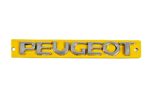 Напис Peugeot 8665.PW (137мм на 15мм) для Peugeot 207 2006-2014 рр — Peugeot 207 2006-2014 гг. DianaParts