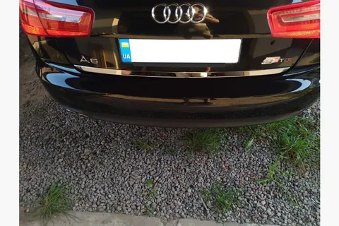 Кромка багажника (нерж.) Carmos - Турецька сталь для Ауди A6 C7 2011-2017 рр — Audi A6 C7 2011-2017 гг. DianaParts