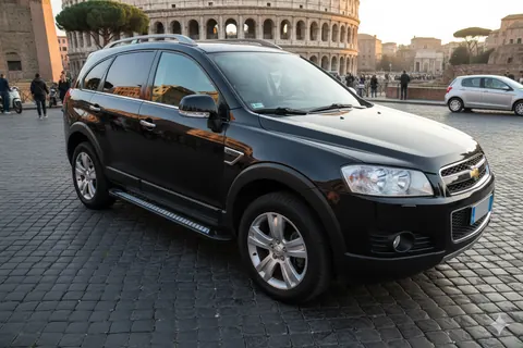 Бокові пороги Vision New Black (2 шт., Алюміній) 2006-2015 для Chevrolet Captiva рр — Chevrolet Captiva 2006-2019 гг. DianaParts