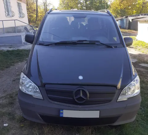 Зимова накладка на решітку V2 (2010-2015) Матова для Mercedes Vito W639 рр — Mercedes Vito W639 2004-2014 гг. DianaParts