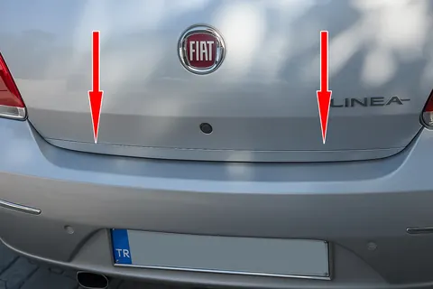 Кромка багажника (нерж.) для Fiat Linea 2006-2018 рр — Fiat Linea 2006-2018 гг. DianaParts