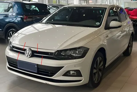 Накладка на решітку (основна, нерж) для Volkswagen Polo 2017- рр — Volkswagen Polo 2017- гг. DianaParts