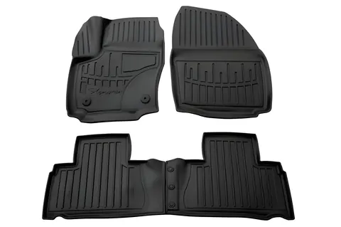 Килимки Stingray 3D (2011-2014, 4 шт, поліуретан, кліпса FC2) для Ford S-Max рр — Ford S-Max 2007-2014 гг. DianaParts