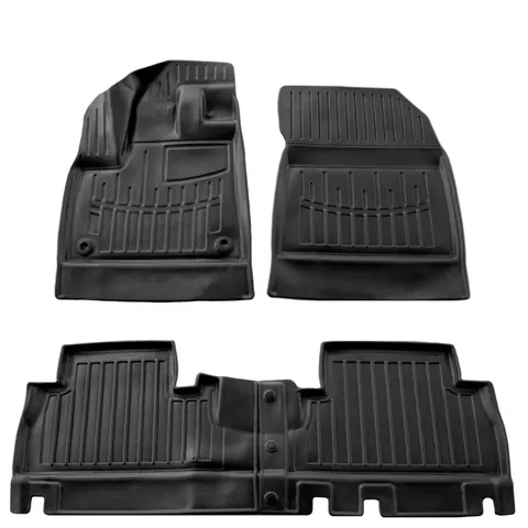 Килимки Stingray 3D (4 шт, поліуретан) для Toyota Proace City 2016- рр — Toyota Proace City 2016- гг. DianaParts