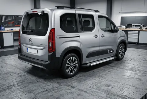 Бокові пороги New Vision Grey (2 шт., алюміній) Коротка база для Citroen Berlingo/Multispace 2018- рр — Citroen Berlingo/Multispace 2018- гг. DianaParts