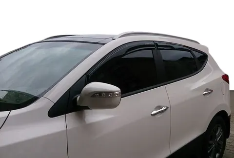 Накладки на ручки (4 шт, нерж) З чіпом, Carmos - Турецька сталь для Hyundai IX-35 2010-2015 рр — Hyundai IX-35 2010-2015 гг. DianaParts