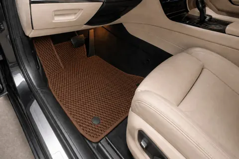 Килимки EVA (для F02, Коричневий) для BMW 7 серія F01/F02 2008-2015 рр — BMW 7 серия F01/F02 2008-2015 гг. DianaParts