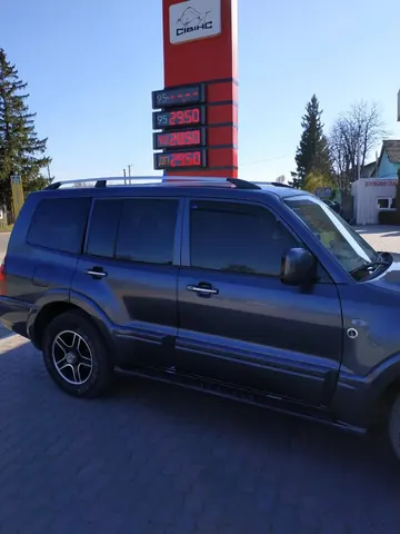 Рейлінги Хром турецький дизайн (2 шт) для Mitsubishi Pajero Wagon III 1999-2006 рр — Mitsubishi Pajero Wagon III 1999-2006 гг. DianaParts