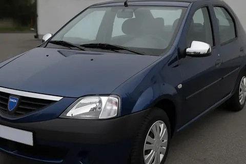 Накладки на дзеркала верхня частина (2 шт, нерж) для Dacia Logan I 2005-2008 рр — Dacia Logan I 2005-2008 гг. DianaParts